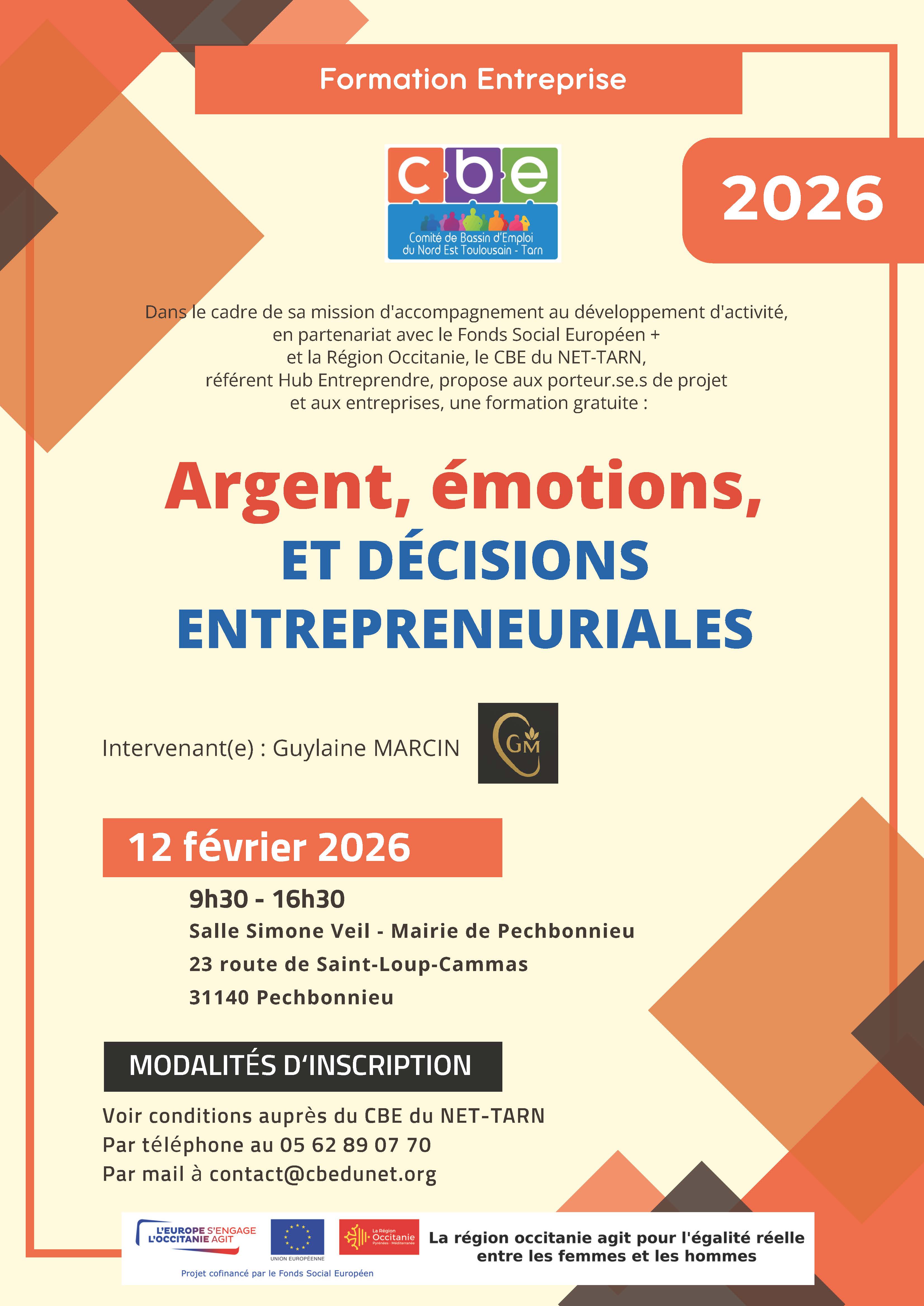 Formation argent émotions 12 02 2026