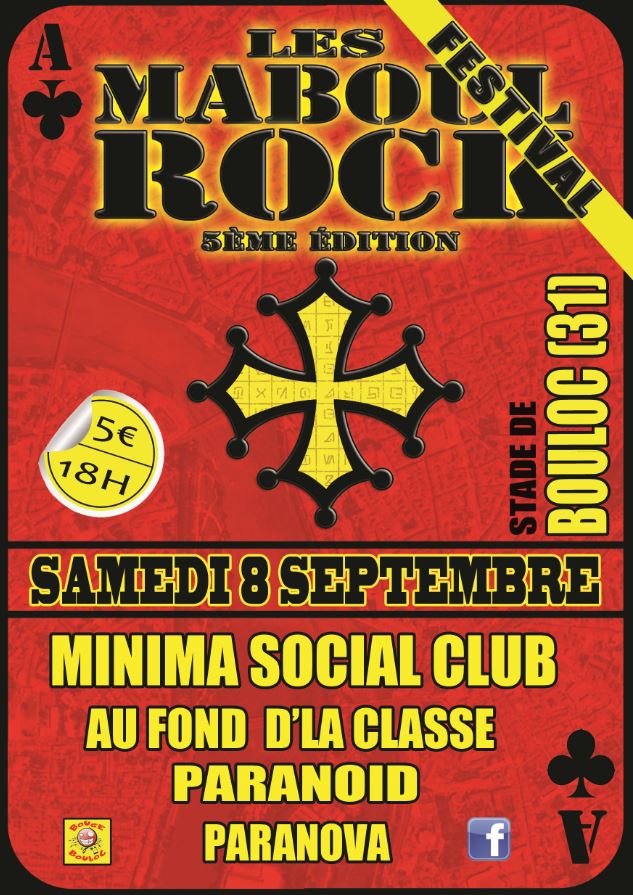Maboul Rock affiche 2018