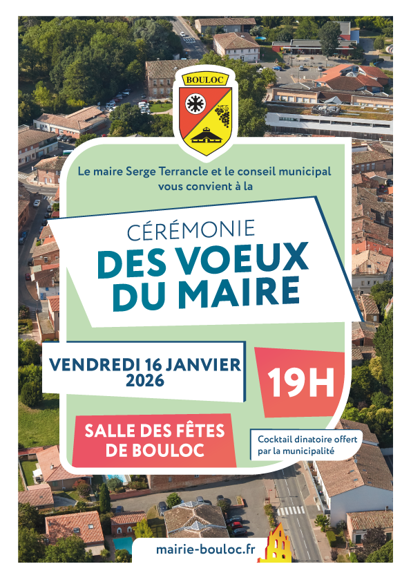 affiche voeux du maire 2026