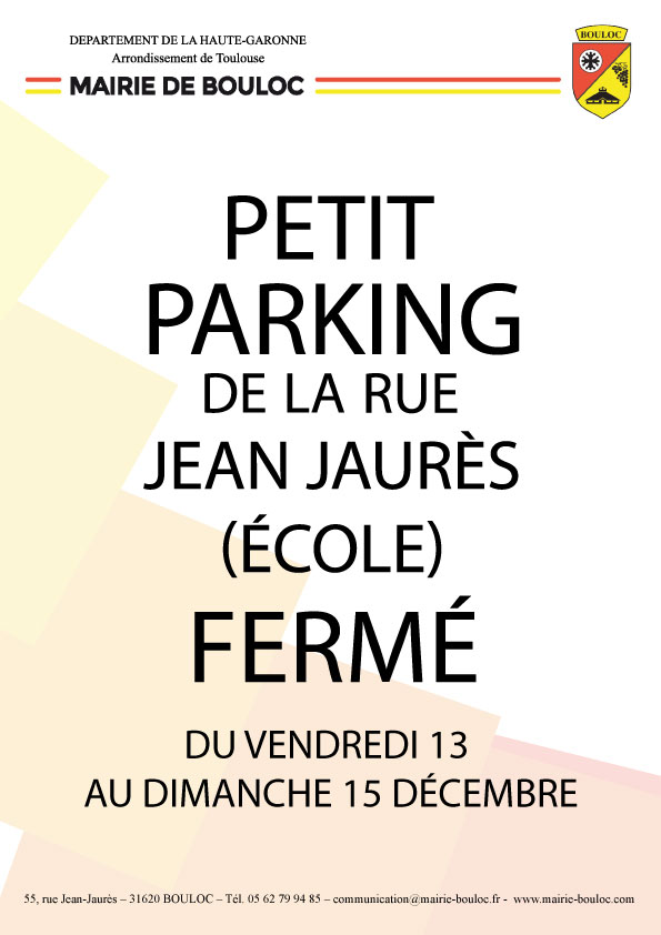 fermeture parking marche de noel modif